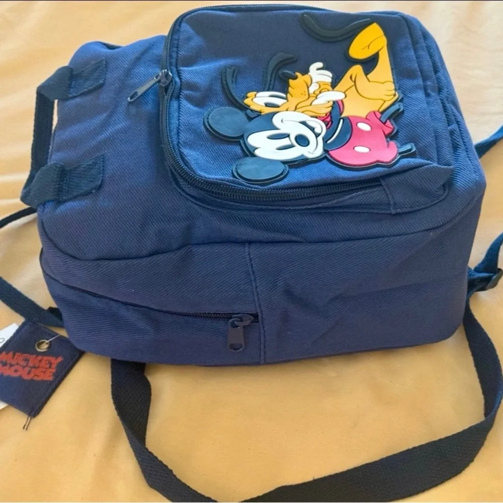 Disney Navy Blue Mickey Mouse Kids Backpack